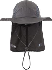 img 3 attached to Home Prefer Safari Protective Outdoor Boys' Accessories ~ Hats & Caps