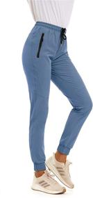 img 4 attached to SMENG Outdoor Drawstring Sweatpants Lightweight