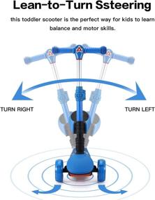 img 1 attached to SANSIRP 3 Wheel Scooter for Kids: 2-in-1 Kick Scooter with Folding/Removable Seat, 3 Adjustable Heights, Extra-Wide Deck, PU Flashing Wheels - Ideal for Girls & Boys aged 2-12 years.