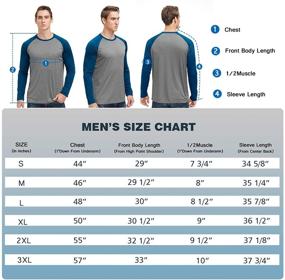 img 1 attached to Moisture Athletic Baseball T Shirts Gray Coffee Men's Clothing and Active