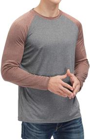 img 2 attached to Moisture Athletic Baseball T Shirts Gray Coffee Men's Clothing and Active