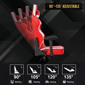 img 1 attached to Gaming Chair Headrest Ergonomic Adjustable