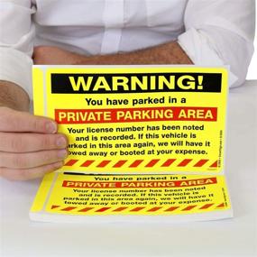 img 3 attached to 🚫 MyParkingPermit Violation Stickers: Ultra Strong Permanent Adhesive for Effective Enforcement