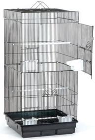 img 2 attached to Blue Ribbon Extra Tall Square Style Roof Bird Cage: The Ultimate Avian Sanctuary