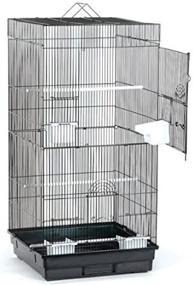 img 1 attached to Blue Ribbon Extra Tall Square Style Roof Bird Cage: The Ultimate Avian Sanctuary