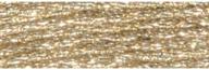 🪡 dmc 317w-e677 light effects embroidery floss: white gold shimmer, 8.7 yards logo