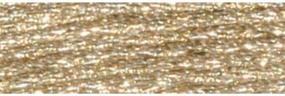 img 1 attached to 🪡 DMC 317W-E677 Light Effects Embroidery Floss: White Gold Shimmer, 8.7 Yards