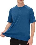 👕 men's clothing: outdoor performance sleeve henley t-shirt logo