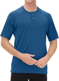 img 2 attached to 👕 Men's Clothing: Outdoor Performance Sleeve Henley T-Shirt