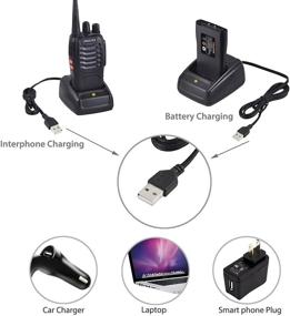 img 1 attached to Proster Rechargeable Talkies Earpiece Transceiver Car & Vehicle Electronics