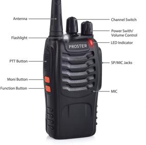 img 3 attached to Proster Rechargeable Talkies Earpiece Transceiver Car & Vehicle Electronics