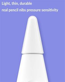 img 3 attached to 🖊️ Ultimate Protection for Apple Pencil Nib: SKYVIEW Silicone Tip Covers for 1st and 2nd Generation - Replacement Apple Pencil Tip Protector