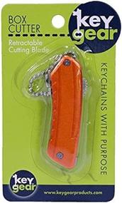 img 1 attached to 🔪 KeyGear Box Cutter, Orange: The Ultimate Cutting Solution for All Your Needs