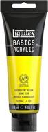 liquitex basics acrylic fluorescent yellow logo