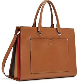 img 4 attached to 👜 Stylish CLUCI Leather Briefcase: 15.6 Inch Laptop Bag for Women - Perfect for Business and Work