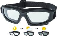 motorcycle goggles: heavy-duty riding goggles &#34 logo