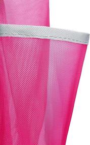 img 2 attached to 🛁 Mesh Pink Shower Tote with 7 Pockets - Conveniently Access Your Shower Essentials. Ideal for College Dorms, Gym, Swimming, Travel. Ensures Easy Drainage.