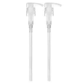 img 4 attached to 🧴 Bar5F Universal Shampoo and Conditioner Dispenser Pump for 1 Liter Bottles (33.8 Oz) - Natural Clear, Pack of 2