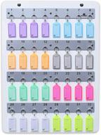 acrimet stand tags assorted color logo