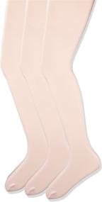 img 1 attached to 👧 HUE Girls Opaque Tights 3 Pack: Essential Girls' Clothing for All Occasions