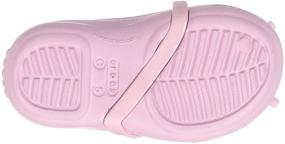 img 3 attached to 👞 Детские туфли Crocs Unisex Preschool Lina Bow Charm Flat: стильные балетки Mary Jane для девочек.