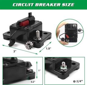 img 3 attached to AUTOPTIM Amp Circuit Breaker Waterproof