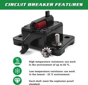 img 1 attached to AUTOPTIM Amp Circuit Breaker Waterproof