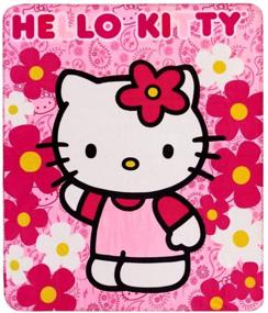 img 1 attached to Sanrio Hello Kitty Plush Blanket