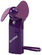o2cool pocket carabiner batteries purple логотип