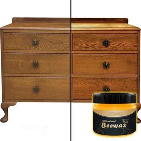 img 1 attached to 🪵 Premium 2-Pack Wood Seasoning Beewax: Traditional Beeswax Polish for Wood, Furniture Cleaning and Polishing - Natural Beeswax for Floor, Tables, Cabinets