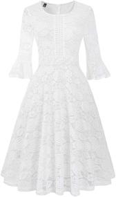 img 4 attached to Classic Elegance: Twinklady Vintage 👗 Sleeve Swing Women's Clothing and Dresses