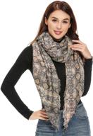 🧣 zlyc winter blanket scarf: a fashionably soft triangle shawl wrap for women logo