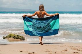 img 3 attached to Nova Blue Turtle Beach Towel