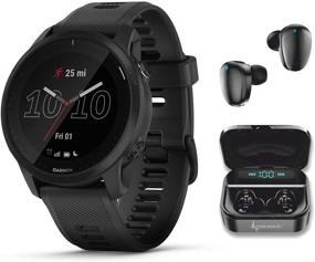 img 4 attached to 🏃 Черные часы Garmin Forerunner 945 LTE Premium с GPS для бега/триатлона и LTE-подключением + комплект Power Bundle с черными наушниками Wearable4U.