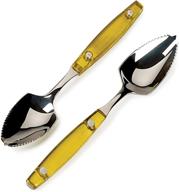 rsvp international grapefruit spoons yellow logo