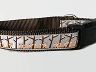 🍂 caninedesign medium and large, 1 inch wide, adjustable nylon autumn dog collar for fall logo