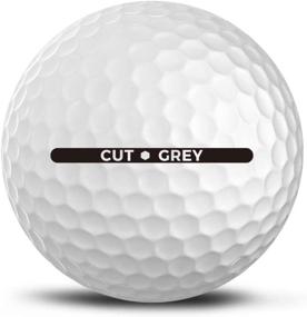 img 1 attached to 3-Piece Urethane Grey Golf Balls, Cut (12-Pack)