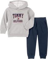 tommy hilfiger pieces hooded heather logo