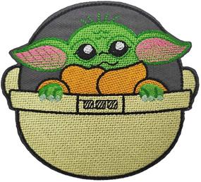 img 1 attached to Yoda Spaceship Embroidered Inches Patch