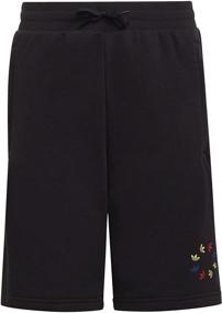 img 3 attached to Adidas Originals Adicolor Shorts Black Girls' Clothing