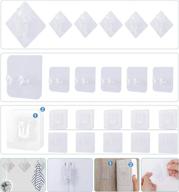 🚽 18-piece bathroom multipurpose adhesive kit for easy removal logo