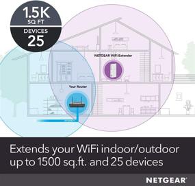 img 3 attached to 📶 Renewed NETGEAR Wi-Fi Mesh Range Extender EX6250 - Boosts Wireless Signal, Covers 2500 sq.ft. & 25 Devices, AC1750 Dual Band Repeater (1750Mbps), Mesh Smart Roaming