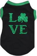 🐶 cute and comfy petitebella love clover puppy dog shirt: ideal for small breeds логотип