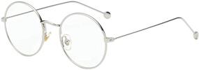 img 1 attached to Vintage Reading Glasses Lennon Silver