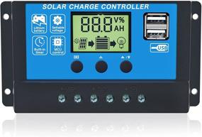 img 4 attached to ⚡️ Gdcreestar Solar Charge Controller USB 12V / 24V Auto 10A - PWM Solar Panel Battery Controller 10Amp Solar Regulator with Dual USB LCD - Suitable for Small Solar Systems