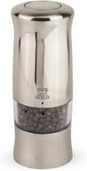 🧂 brushed chrome peugeot zeli pepper mill - enhances kitchen experience with perfect seasoning logo