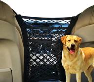 🐶 j&t dog car net barrier with auto safety mesh organizer: secure & convenient pet and baby storage solution for cars and suvs logo