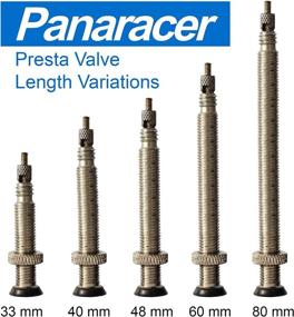 img 2 attached to 🚲 Panaracer Self-Sealing Bicycle Tubes: Presta Valve, Various Sizes, 33-60 mm, Single/Two Pack