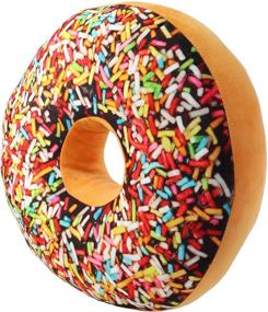 img 3 attached to 40cm Large Doughnut Throw Pillow - Soft Novelty Doughnut Shaped Ring Plush Cushion Pillow