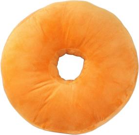 img 2 attached to 40cm Large Doughnut Throw Pillow - Soft Novelty Doughnut Shaped Ring Plush Cushion Pillow